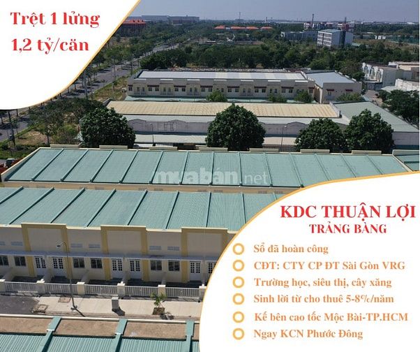 Nhà phố KCN Phước Đông | Trảng Bàng