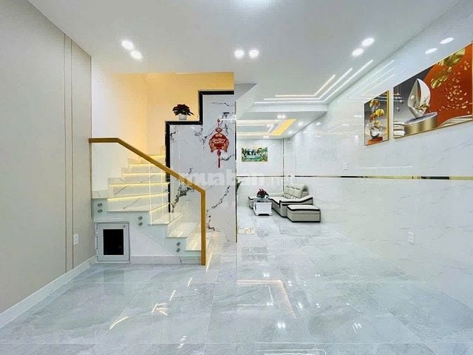 Nhà 4,5 x9 đúc 1 trệt 1 lầu hẻm 4m đường Quang Trung phường 11 gò vấp 