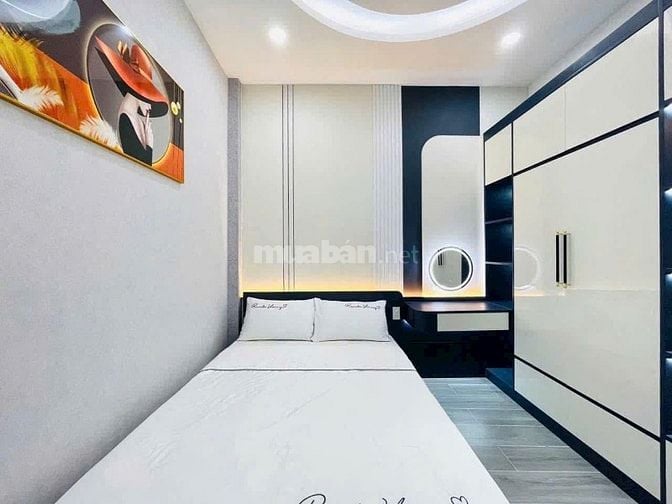 Nhà 4,5 x9 đúc 1 trệt 1 lầu hẻm 4m đường Quang Trung phường 11 gò vấp 