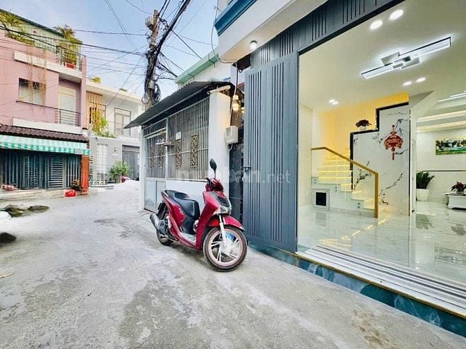 Nhà 4,5 x9 đúc 1 trệt 1 lầu hẻm 4m đường Quang Trung phường 11 gò vấp 