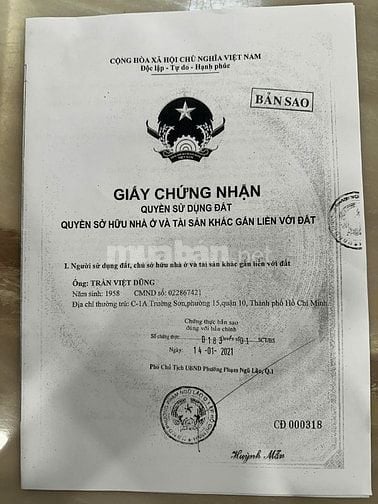 BÁN NHÀ NGUYỄN THỊ THẬP, Q7 – THU NHẬP THỤ ĐỘNG 80TR/THÁNG