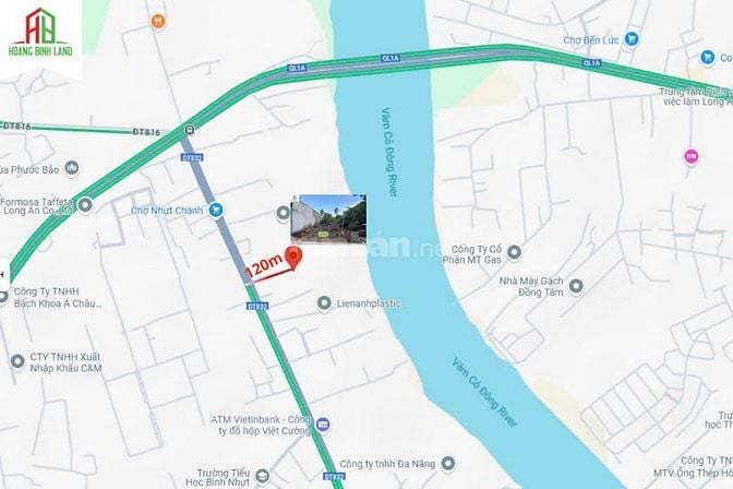 BÁN ĐẤT GẦN CHỢ NHỰT CHÁNH, LONG AN
