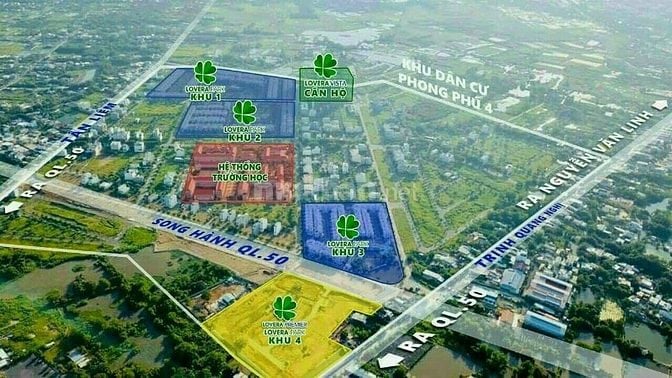 Đất nền KDC Phong Phú 4, giá rẻ bất ngờ, sổ hồng riêng từng nền