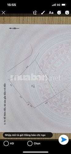 Bán mảnh đất 381,7 m2, mặt tiền 19,36m, sát khu đô thị Pháp Vân, HM