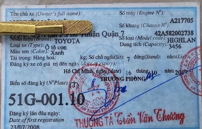 Cần bán xe Toyota Highlander 2007