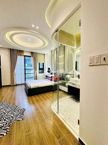 bán nhà SIÊU PHẨM NHÀ ĐẸP, CÓ THANG MÁY, DT 4M x 16M, đường ô tô 8m 