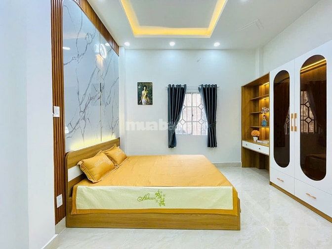 Nhà 64m2 Nguyễn Văn Quá, Q12 - Gần CV Cây Sộp, xây 1 trệt 2 lầu, 