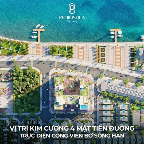 Căn hộ mặt sông hàn 2pn , dự án peninsula, đà nẵng. giá rẻ chưa từng