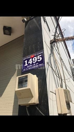 Cần Tiền Bán Nhà Mặt Tiền Quốc Lộ 50 Bình Chánh Q8