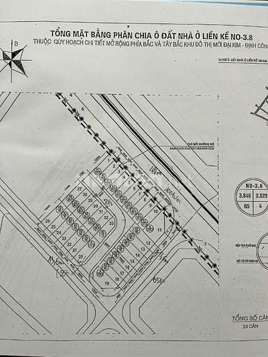 Giá từ 5x triệu/m2 nền liền kề KĐT mới Đại Kim Định Công mở rộng