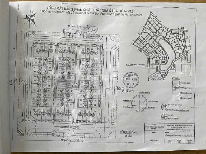Giá từ 5x triệu/m2 nền liền kề KĐT mới Đại Kim Định Công mở rộng
