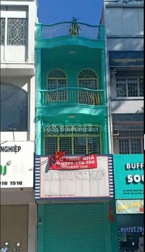 cho thuê nhà nguyên căn mặt tiền đường nguyễn trãi quận 5, 3 tầng, 2wc