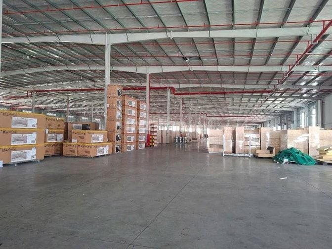 Cho thuê kho xưởng Mỹ Yên, Bến Lức Long An,KV: 3.500m2,xưởng : 1.900m2