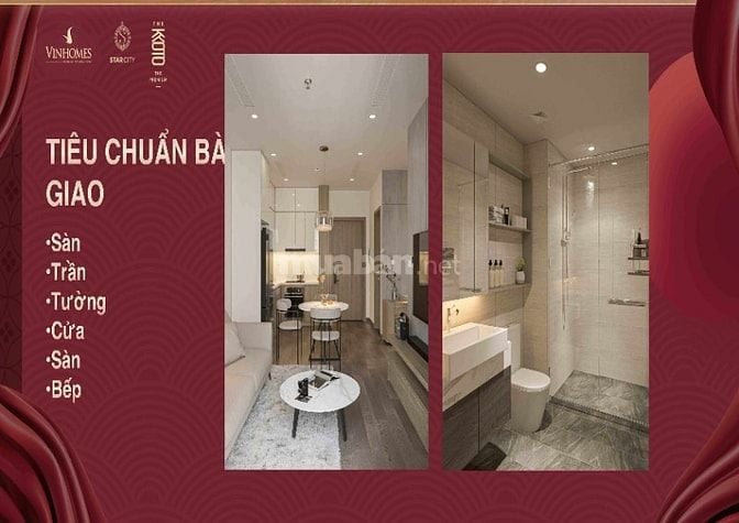 BÁN CĂN HỘ 2PN VINHOMES STAR CITY – TẦNG 11 VÀ TẦNG 17, ĐÔNG NAM  