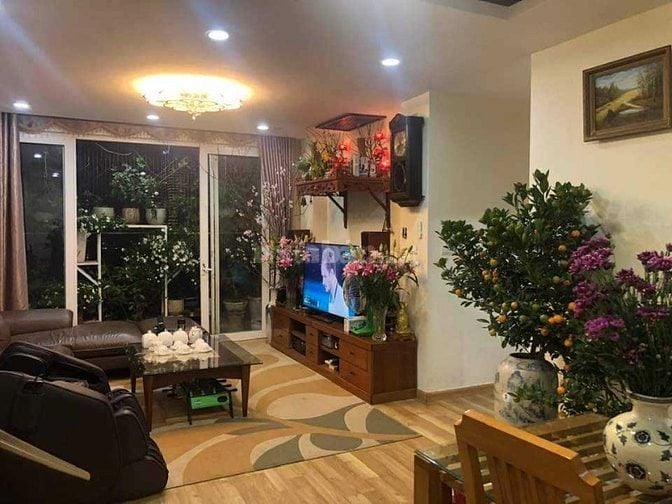 Chính chủ cho Thuê Chung cư Nguyễn Huy Tưởng,120m2,3PN,full đồ,17tr/th