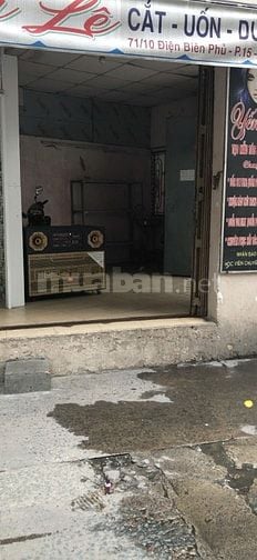 Cho thuê mặt bằng 2 mặt tiền 71/10 Điện Biên Phủ, Phường 15, Quận Bình