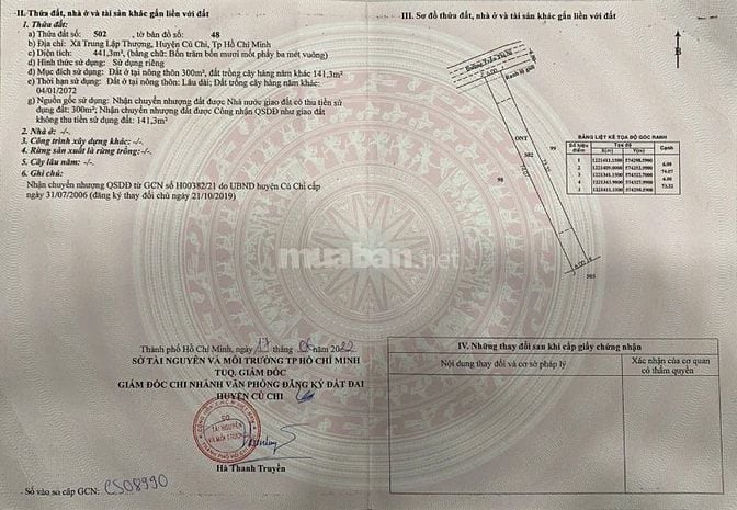 Bán nhanh lô đất MT Võ Văn Điều, 339m2 có 300m2 thổ, giá siêu mềm A0