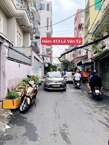 Hẻm Lê Văn Sỹ P12 Q3 . Cách 2 căn ra Hẻm Xe Hơi, 2 lầu, giá 4,5 tỷ
