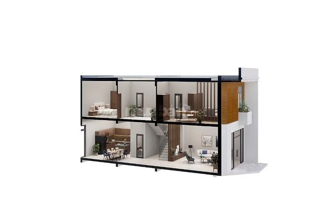 Nhà phố 1 trệt 1 lầu trung tâm Bàu Bàng thanh lý gấp