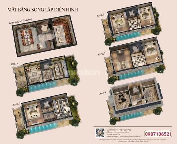  Siêu VIP Song Lập Noble Palace Long Biên - đậm chất  Châu Âu thu nhỏ