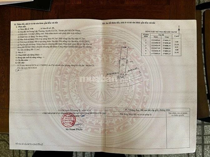 BÁN LÔ ĐẤT ĐẸP – GIÁ TỐT TẠI TRUNG LẬP THƯỢNG, CỦ CHI A2