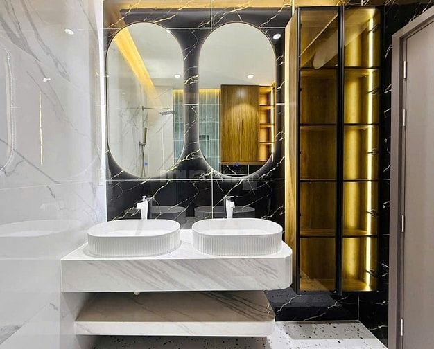 Bán nhà 3,5 tầng mới nội thất cao cấp hẻm 4m phường 16 
