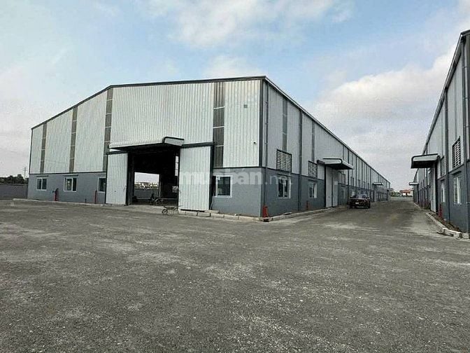 Cho thuê kho xưởng mới xây KCN Đức Hòa,Long An,KV: 5.000m2,XD: 3.750m2