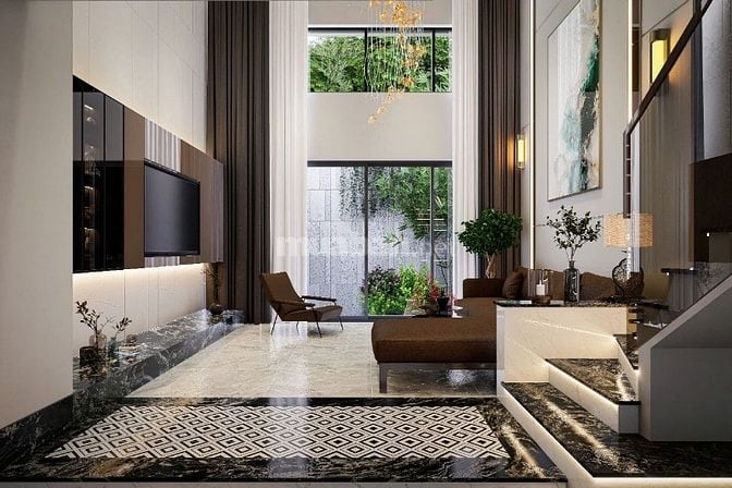 BÁN NHÀ XÃ PHƯỚC KIỂN 1 TRỆT 1 LỬNG 3 LẦU 4 PN 5 TOLET 
