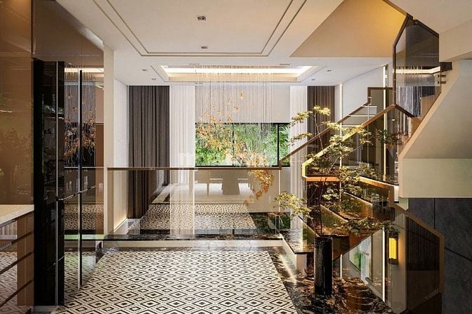 BÁN NHÀ XÃ PHƯỚC KIỂN 1 TRỆT 1 LỬNG 3 LẦU 4 PN 5 TOLET 