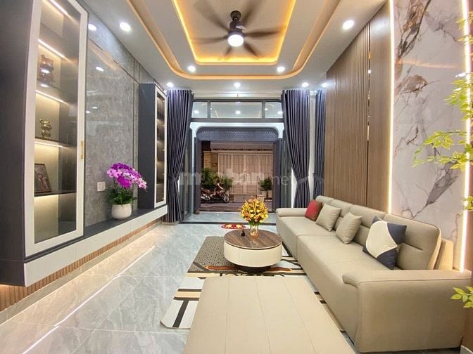 Nhà 3 lầu đẹp CAO CẤP DT:4x12m hẻm xe hơi Quang Trung, P14, Q.Gò Vấp.