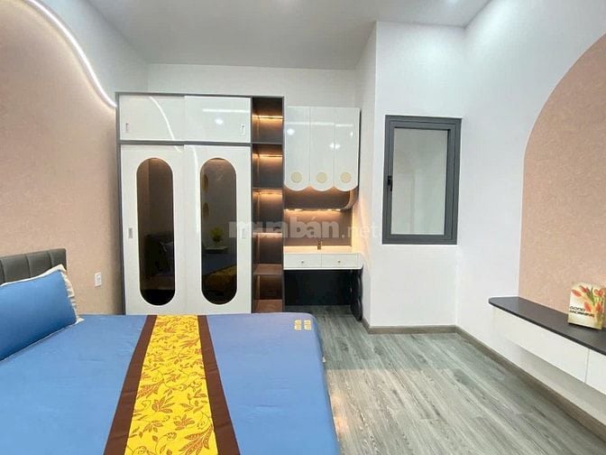 Nhà 3 lầu đẹp CAO CẤP DT:4x12m hẻm xe hơi Quang Trung, P14, Q.Gò Vấp.