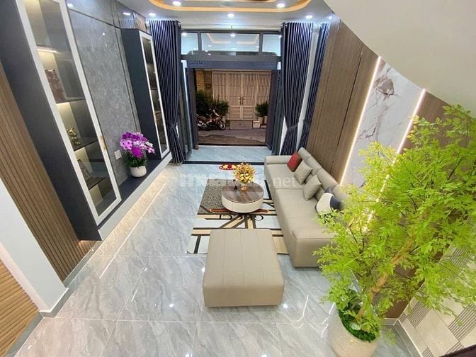 Nhà 3 lầu đẹp CAO CẤP DT:4x12m hẻm xe hơi Quang Trung, P14, Q.Gò Vấp.