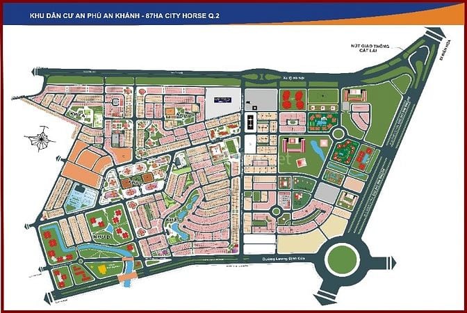 Bán đất dự án 131ha An Phú An Khánh đường 33 Quận 2 (160m2) 175 tr/m2