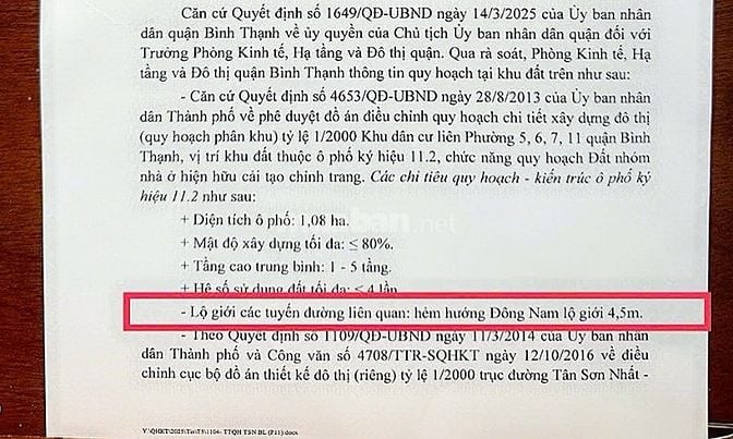 Giảm 1tỷ còn 5,8 tỷ TL lộc,  nhà Đẹp HXH Phan Văn trị, 5x10m NH