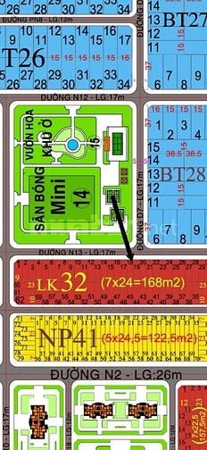 Lô đất 168m2 KĐT XDHN vị trí tiềm năng, sổ đỏ cầm tay, giá 2,9 tỷ thươ