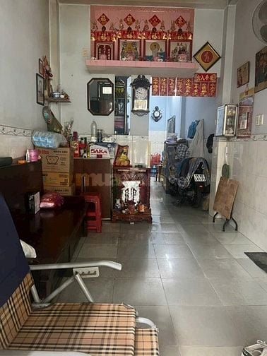 Nhà nở Hậu L 117m2 đất trệt 1 lâù, hẻm xe hơi 8m, Đường 100- Bình Thới