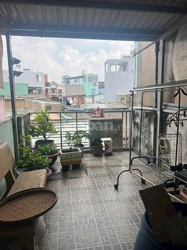 Nhà nở Hậu L 117m2 đất trệt 1 lâù, hẻm xe hơi 8m, Đường 100- Bình Thới
