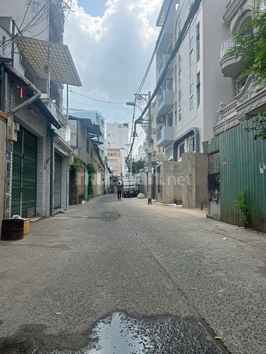 Nhà nở Hậu L 117m2 đất trệt 1 lâù, hẻm xe hơi 8m, Đường 100- Bình Thới