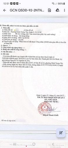 Bán nhà mặt tiền đường Nguyễn Tư Nghiêm Quận 2 giá 12 tỷ