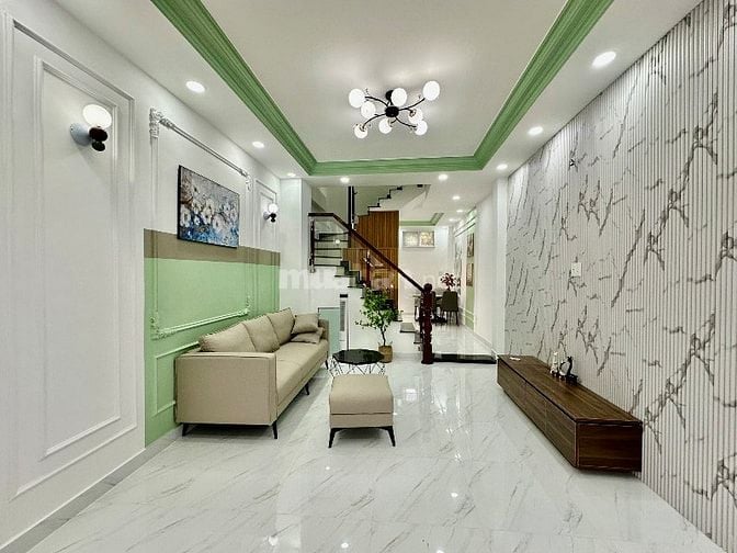NHÀ 3 TẦNG MỚI ĐẸP HIỆN ĐẠI SANG TRỌNG đường Âu Dương Lân P3 Q8
