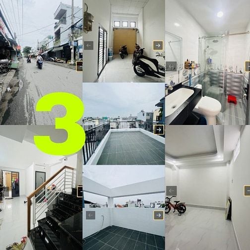 8 tỷtỷ ,bán gấp 3 căn nhà mặt tiền đắc địa tại gò vấp, kinh doanh h