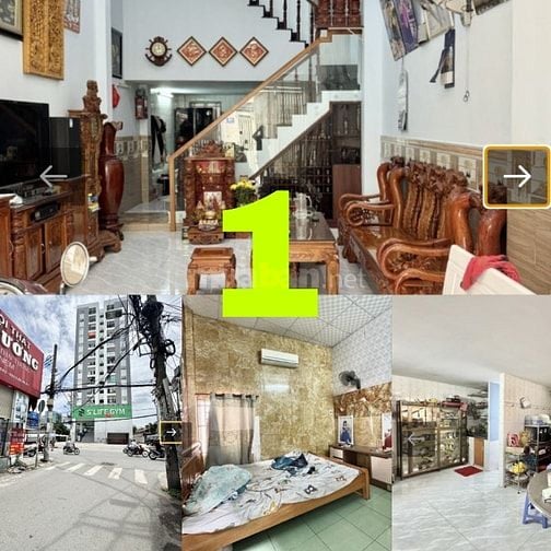 8 tỷtỷ ,bán gấp 3 căn nhà mặt tiền đắc địa tại gò vấp, kinh doanh h