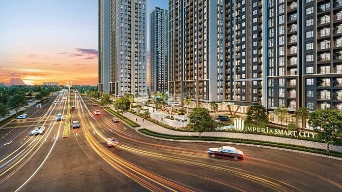 Căn hộ 43m² 1 PN Sola Park Imperia Smart City Q.Nam Từ Liêm