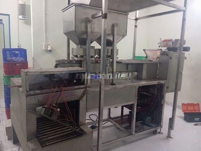 Cần bán dây chuyền sản xuất cháo đóng gói ăn liền