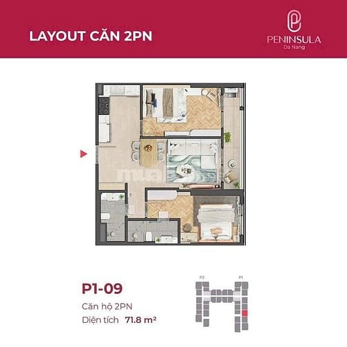 Căn hộ cao cấp Peninsula Đà Nẵng với pháp lý, sổ hồng lâu dài riêng từ