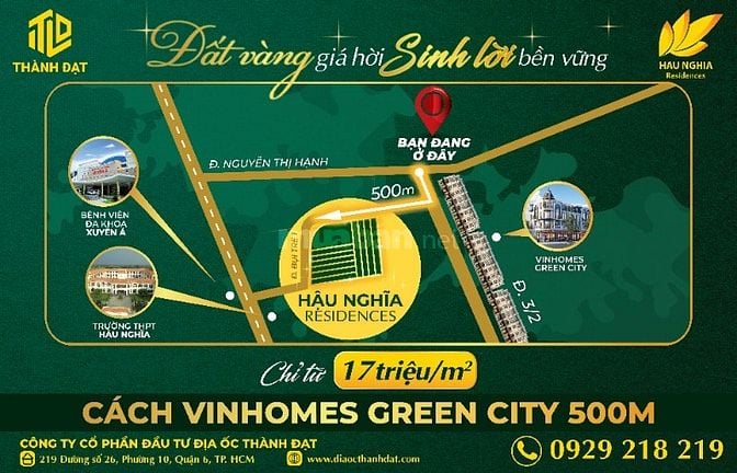 VỊ TRÍ ĐỘC QUYỀN :150 m2 thổ cư đường 3/2,gần Trung tâm ,ngay Vinhome
