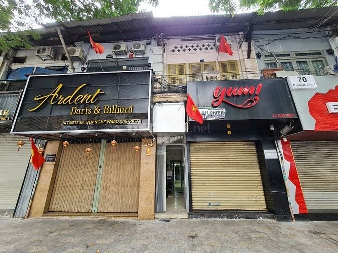 Cho thuê nhà mặt tiền đường Pasteur, phường Bến Nghé, Quận 1