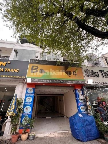 Cho thuê nhà mặt tiền Cách Mạng Tháng 8, P6, Q.Tân Bình Giá 38tr