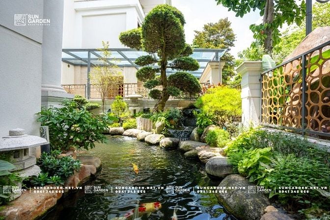 Thiết kế sân vườn biệt thự – 10 nguyên tắc vàng không thể bỏ qua
