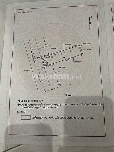 Nhà hẻm xe hơi nguyễn ảnh thủ Q 12